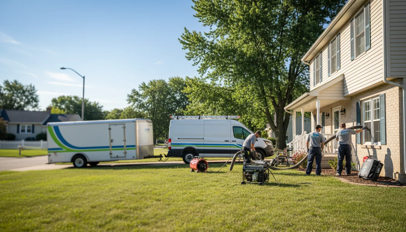Flooded Basement Restoration And Cleanup With Repair in Abrams, WI near me